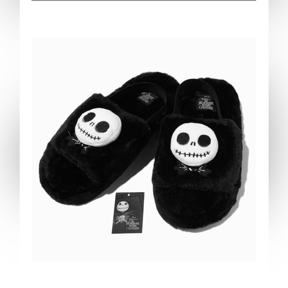 The Nightmare Before Christmas Plush Slippers  S/M